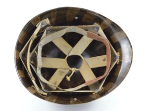 Early-WWII Westinghouse M1 Helmet Liner With Rayon Suspension