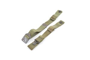 Late-WWII Web M1-C Paratrooper Helmet Chinstraps OD#7 (Green)