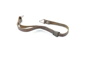 WWII Leather Liner Strap With Green Steel Buckle (Blemished)