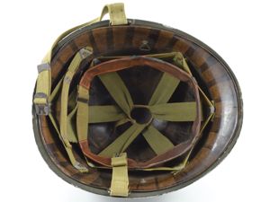WWII Fixed Loop M1 Helmet & Inland Liner (1942 Set)