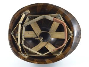 Early-WWII Westinghouse M1 Helmet Liner With Rayon Suspension