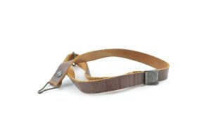 WWII Leather Liner Strap With Green Steel Buckle