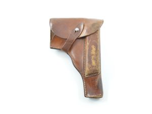 WWII German FB Vis Radom P35 Brown Leather Holster