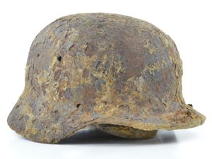 WWII German Relic M35 Double Decal Waffen SS Helmet Set …