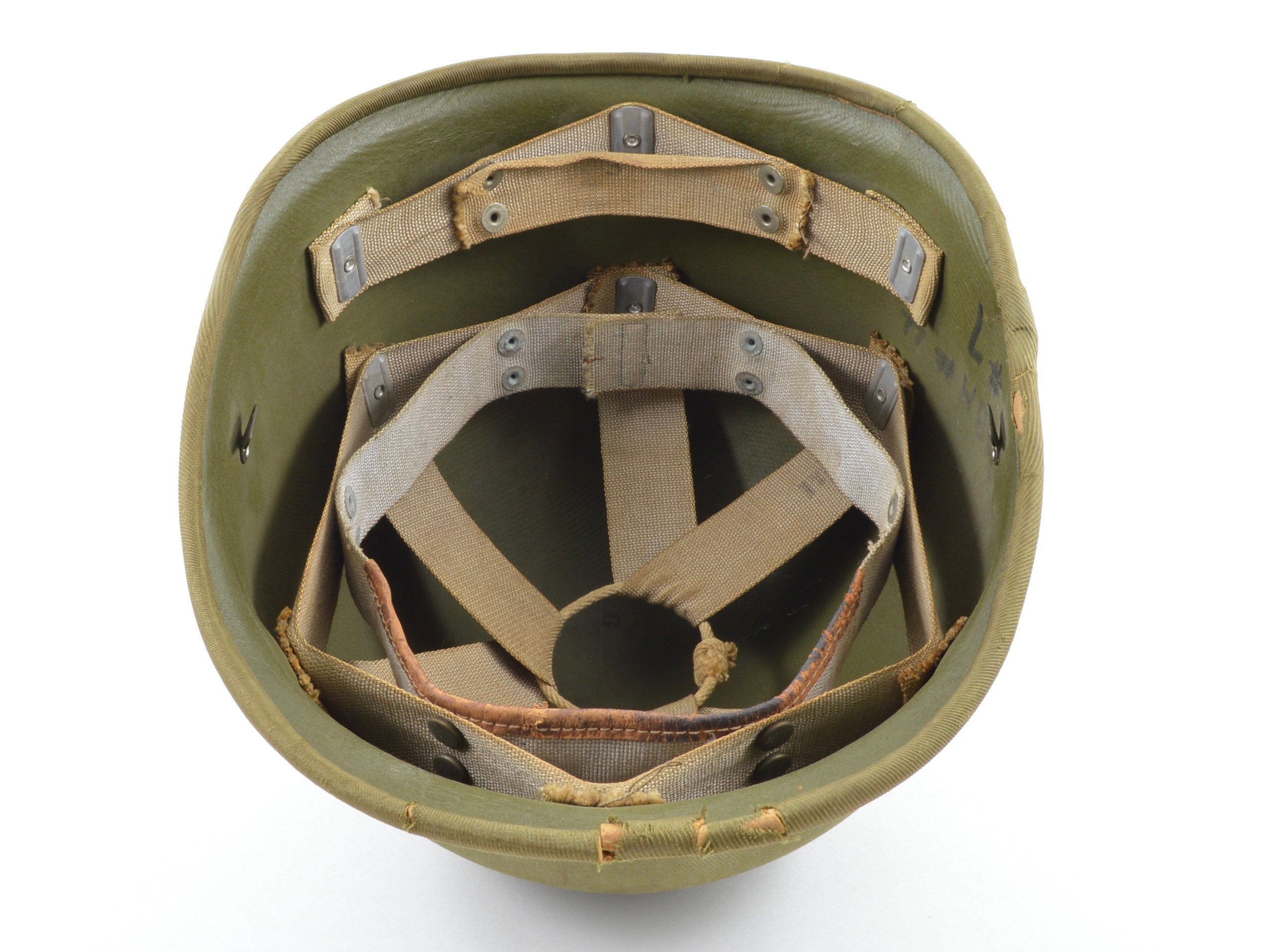 Early-WWII General Fibre Co. 'Hawley' M1 Helmet Liner (Rayon Suspension) — image 4