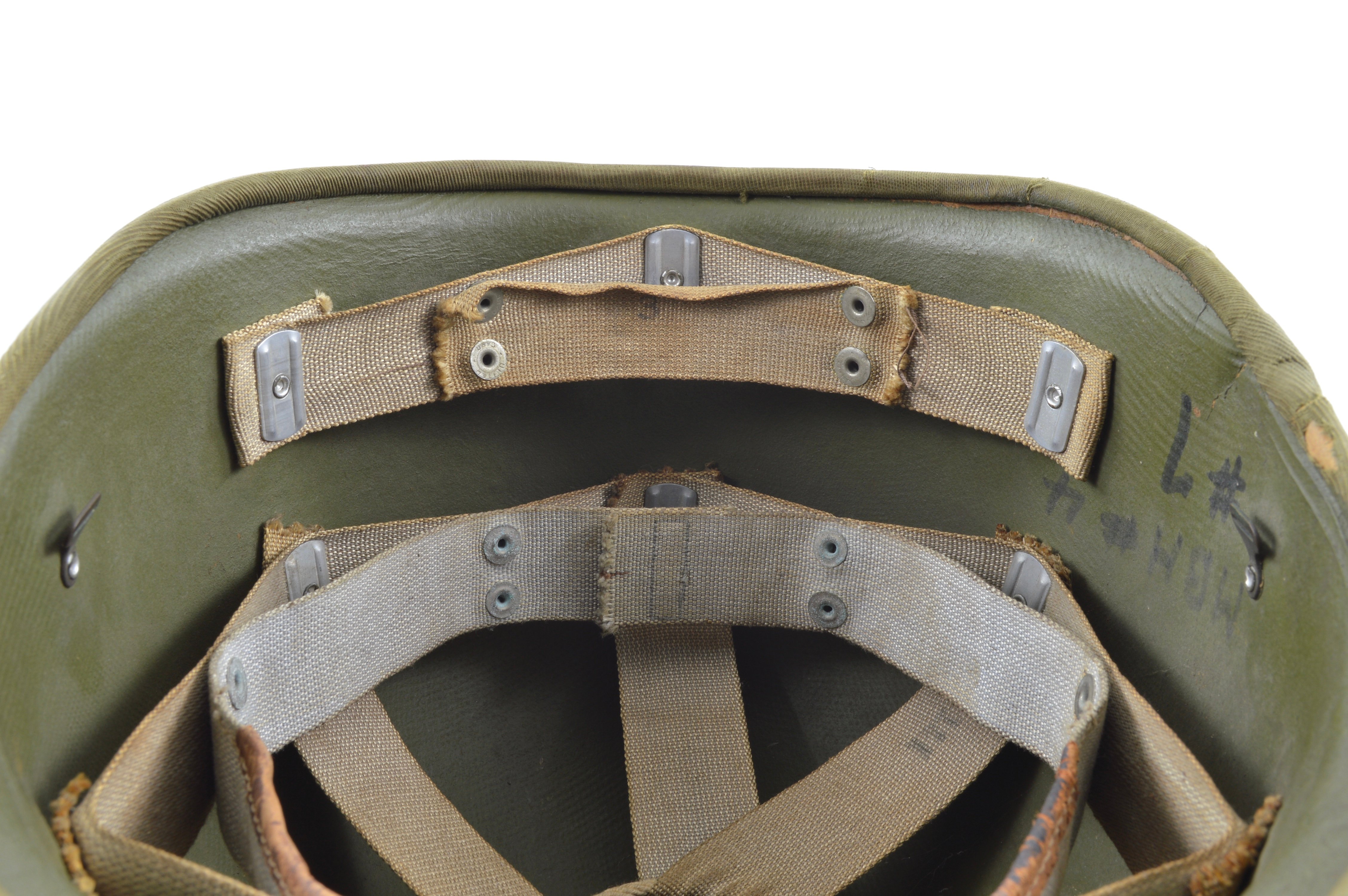 Early-WWII General Fibre Co. 'Hawley' M1 Helmet Liner (Rayon Suspension) — image 5