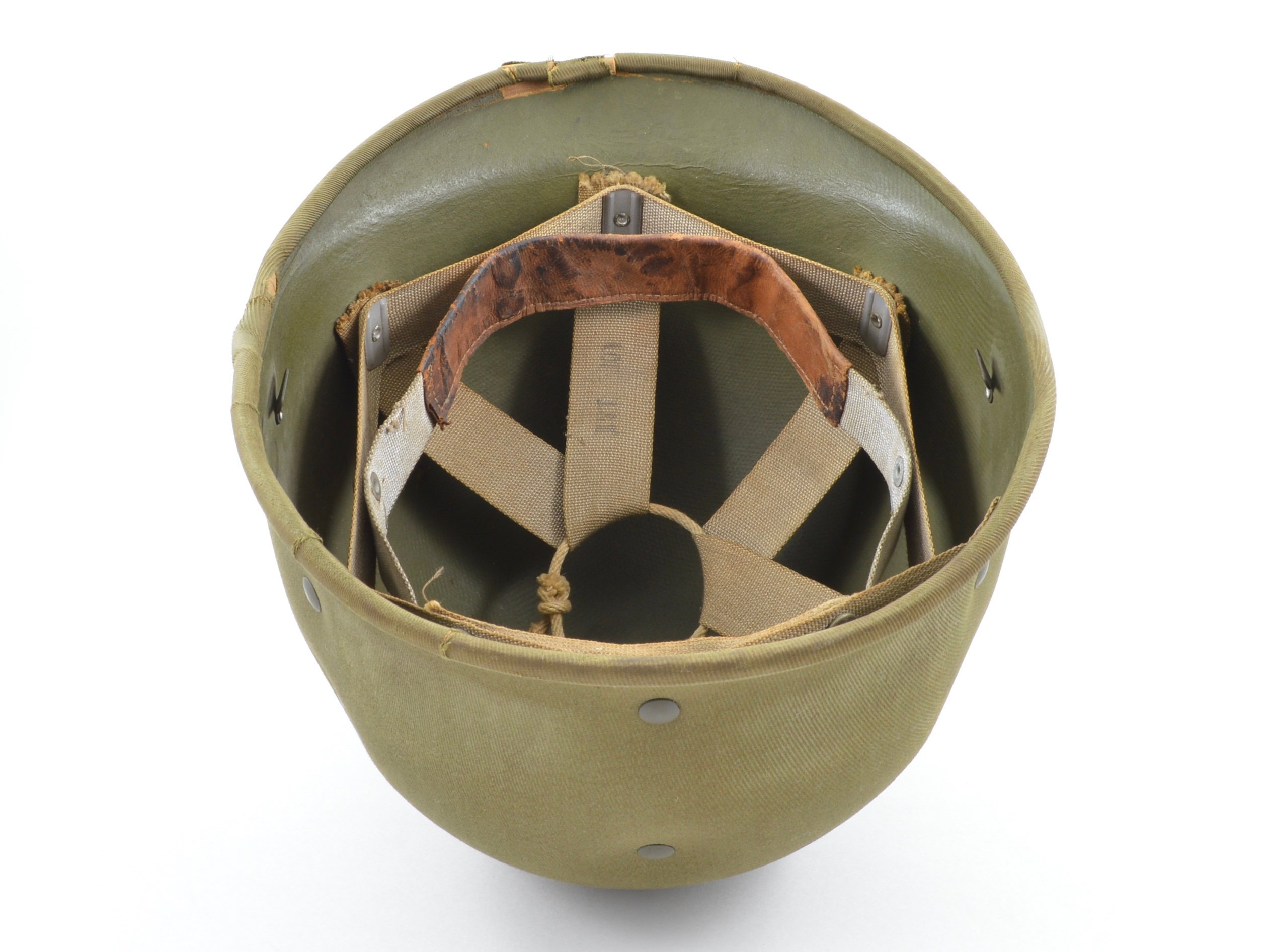 Early-WWII General Fibre Co. 'Hawley' M1 Helmet Liner (Rayon Suspension) — image 7