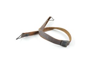 WWII Leather Liner Strap With Black Brass Buckle