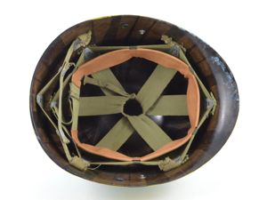 WWII Inland Paratrooper M2 M1-C Helmet Liner (Cut A-yokes)