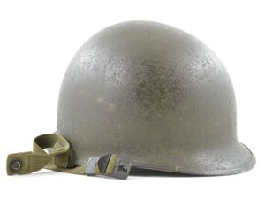 WWII M1-C Airborne Paratrooper Rear Seam Helmet Shell (November 1944)
