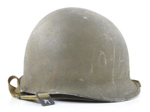 Mid-WWII Fixed Loop M1 Helmet & Westinghouse Liner (1943 Set)