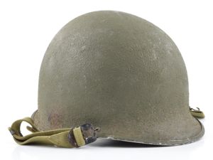 Late-WWII Swivel Loop McCord M1 Helmet Shell (April 1944)