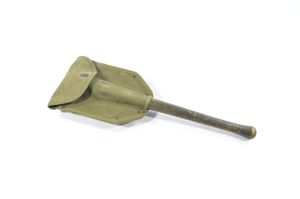 WWII U.S. Entrenching Tool Folding Shovel & Cover