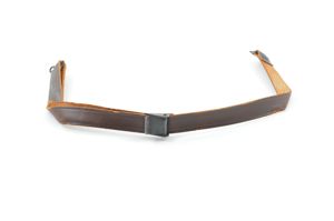 WWII Leather Liner Strap With Black Brass Buckle