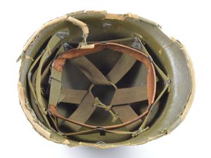 Early-WWII Hawley M1 Helmet Liner (2nd Pattern Suspension)