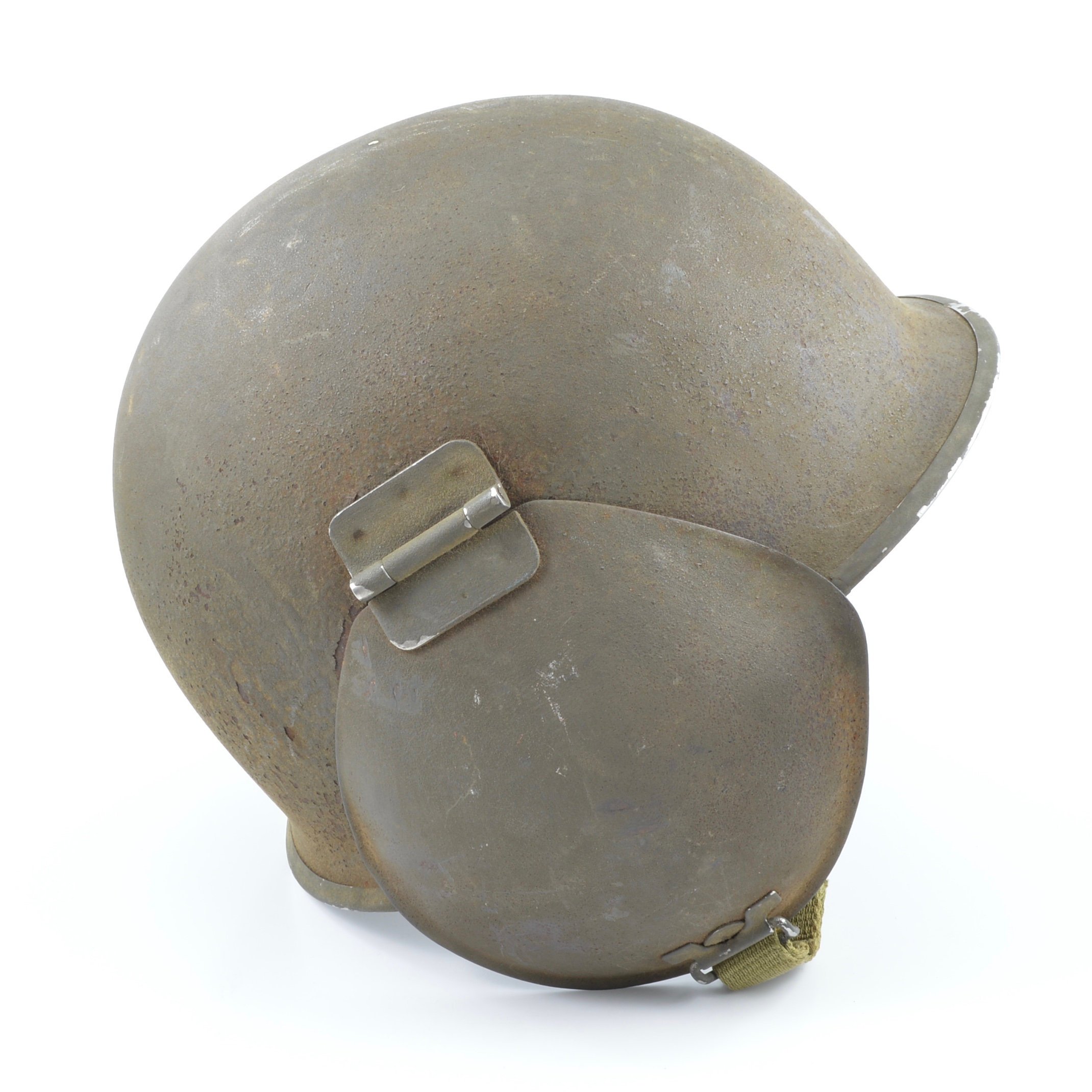 WWII U.S. Army Air Corps/Force M3 Bomber Crew Flak Helmet — image 11