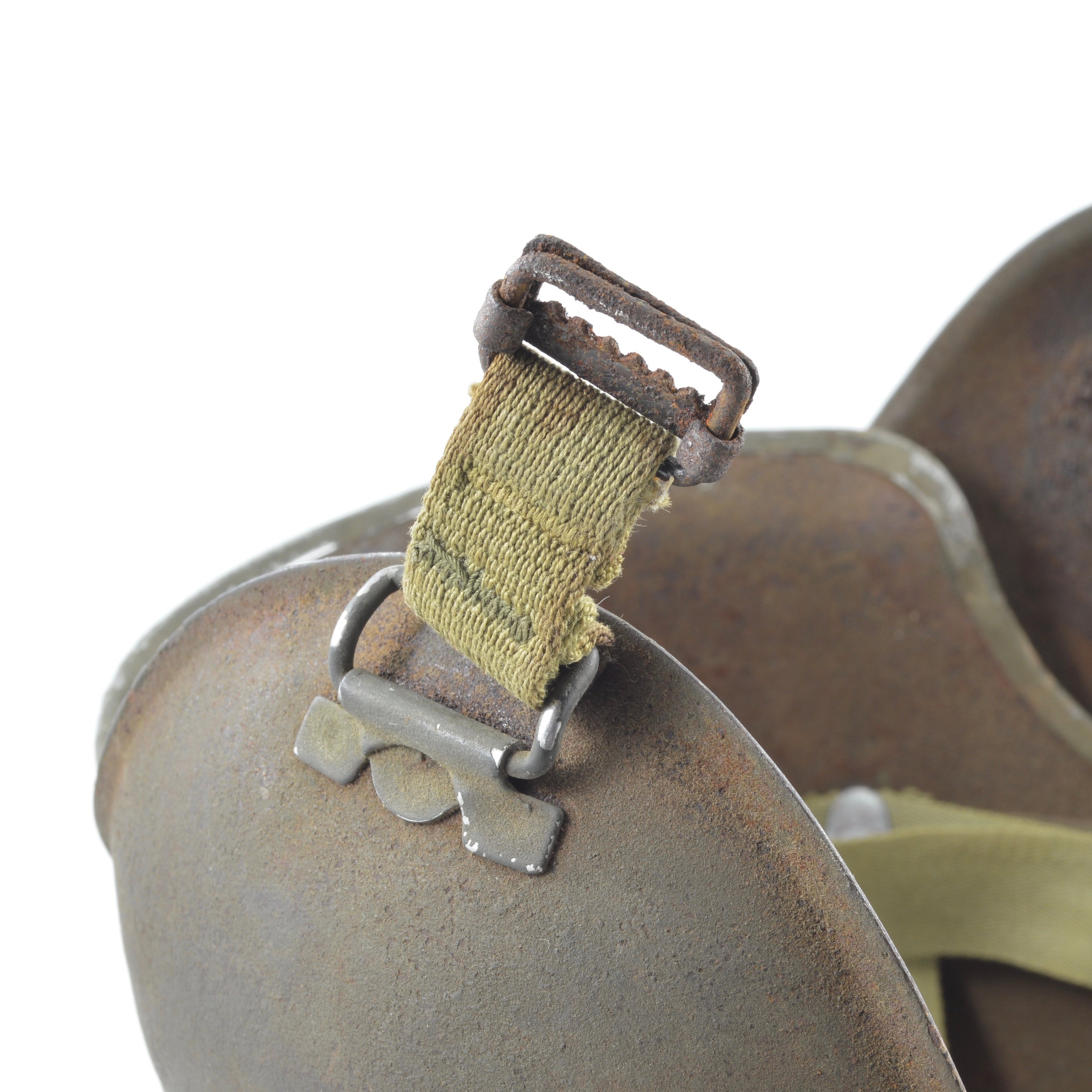 WWII U.S. Army Air Corps/Force M3 Bomber Crew Flak Helmet — image 3