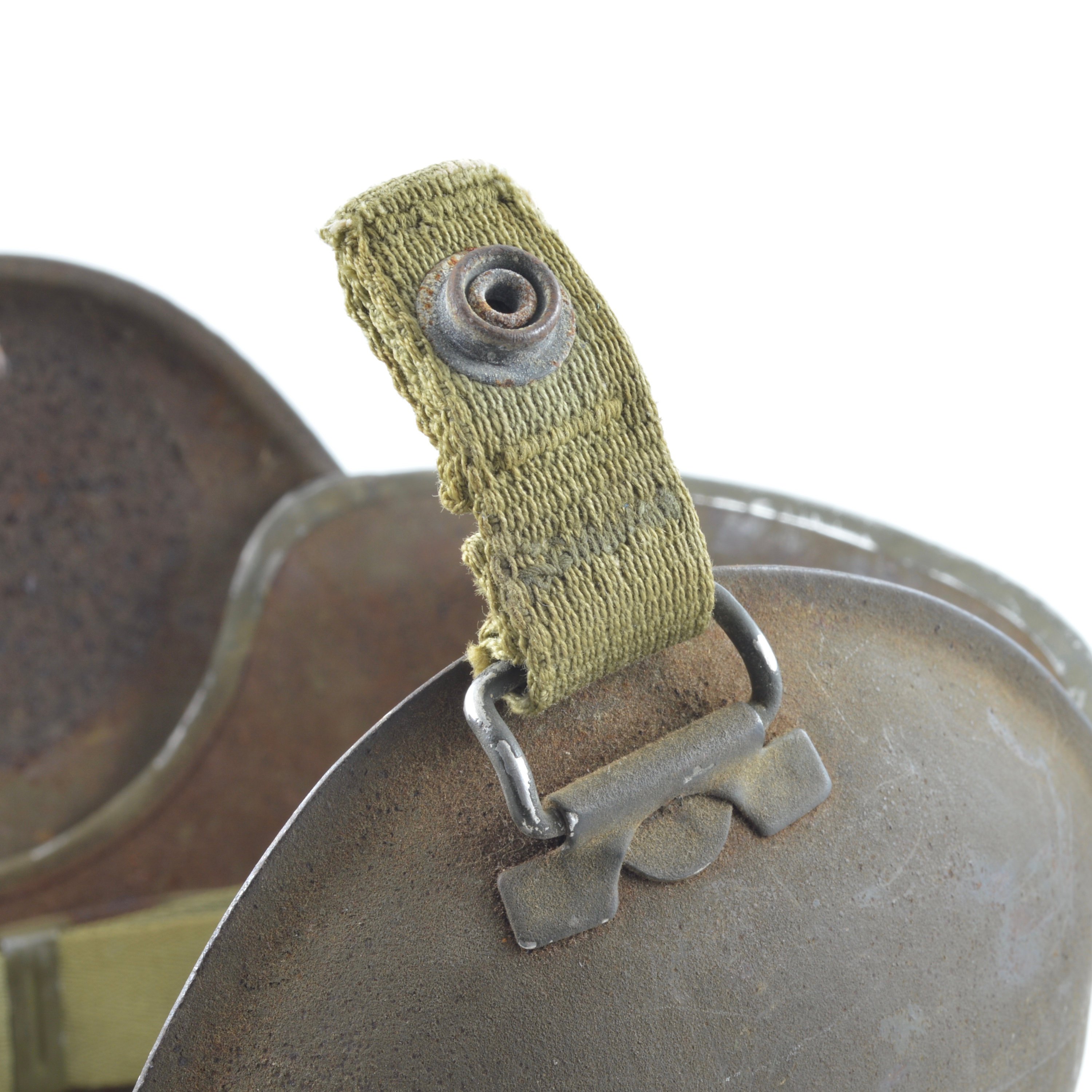 WWII U.S. Army Air Corps/Force M3 Bomber Crew Flak Helmet — image 6