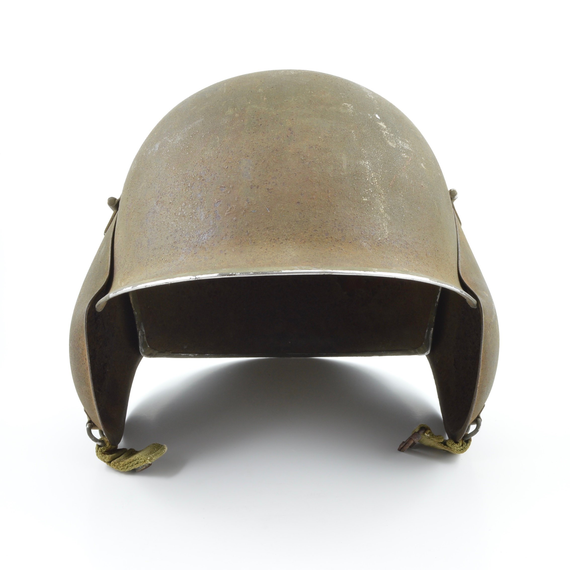 WWII U.S. Army Air Corps/Force M3 Bomber Crew Flak Helmet — image 7