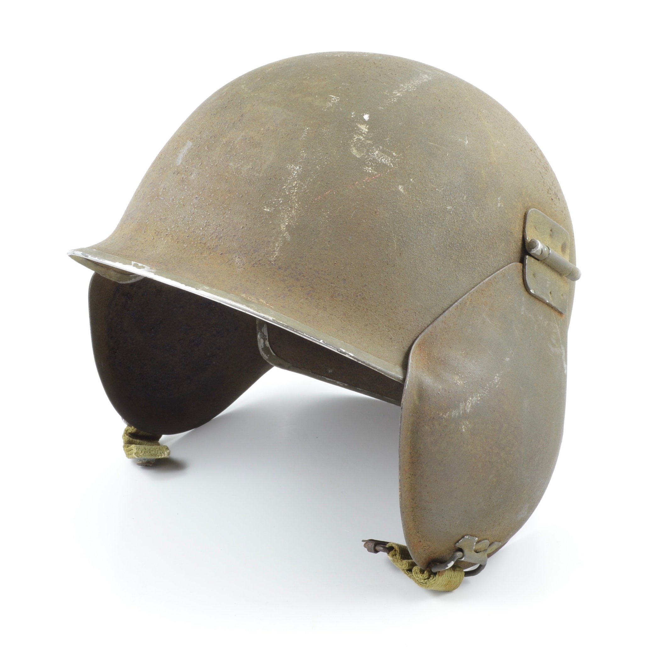 WWII U.S. Army Air Corps/Force M3 Bomber Crew Flak Helmet — image 8
