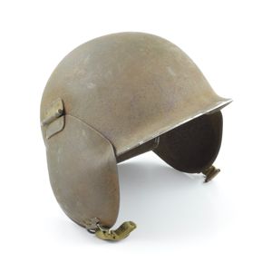 WWII U.S. Army Air Corps/Force M3 Bomber Crew Flak Helmet