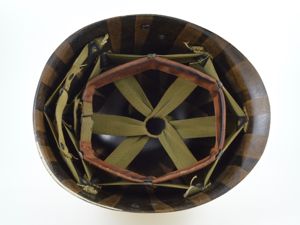 WWII Westinghouse Paratrooper M1-C Helmet Liner (Cut A-yokes)