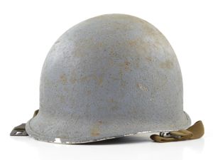 WWII Navy Painted Fixed Loop M1 Helmet & Firestone Liner …