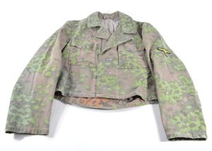 WWII German Waffen SS Oakleaf Camouflage Field-Made Tunic