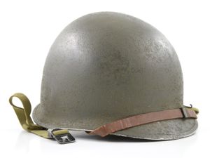 Mid-WWII Fixed Loop M1 Helmet & Inland/Firestone Liner (1943 Set)