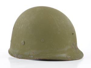 Late-WWII Westinghouse Infantry M1 Helmet Liner (W/ Neckband)