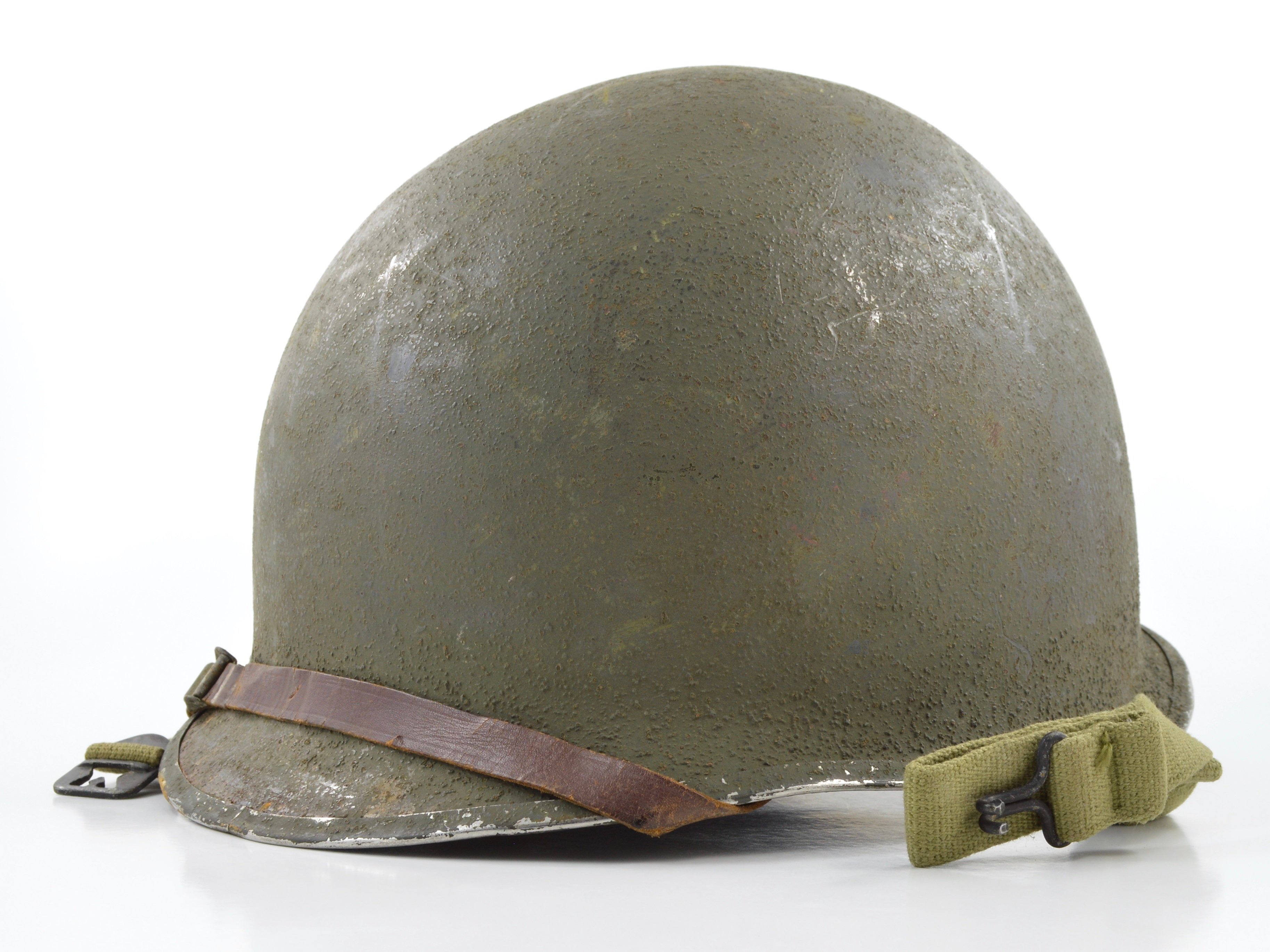 Mid-WWII Swivel Loop Helmet & Westinghouse Liner (Complete Set) — image 11