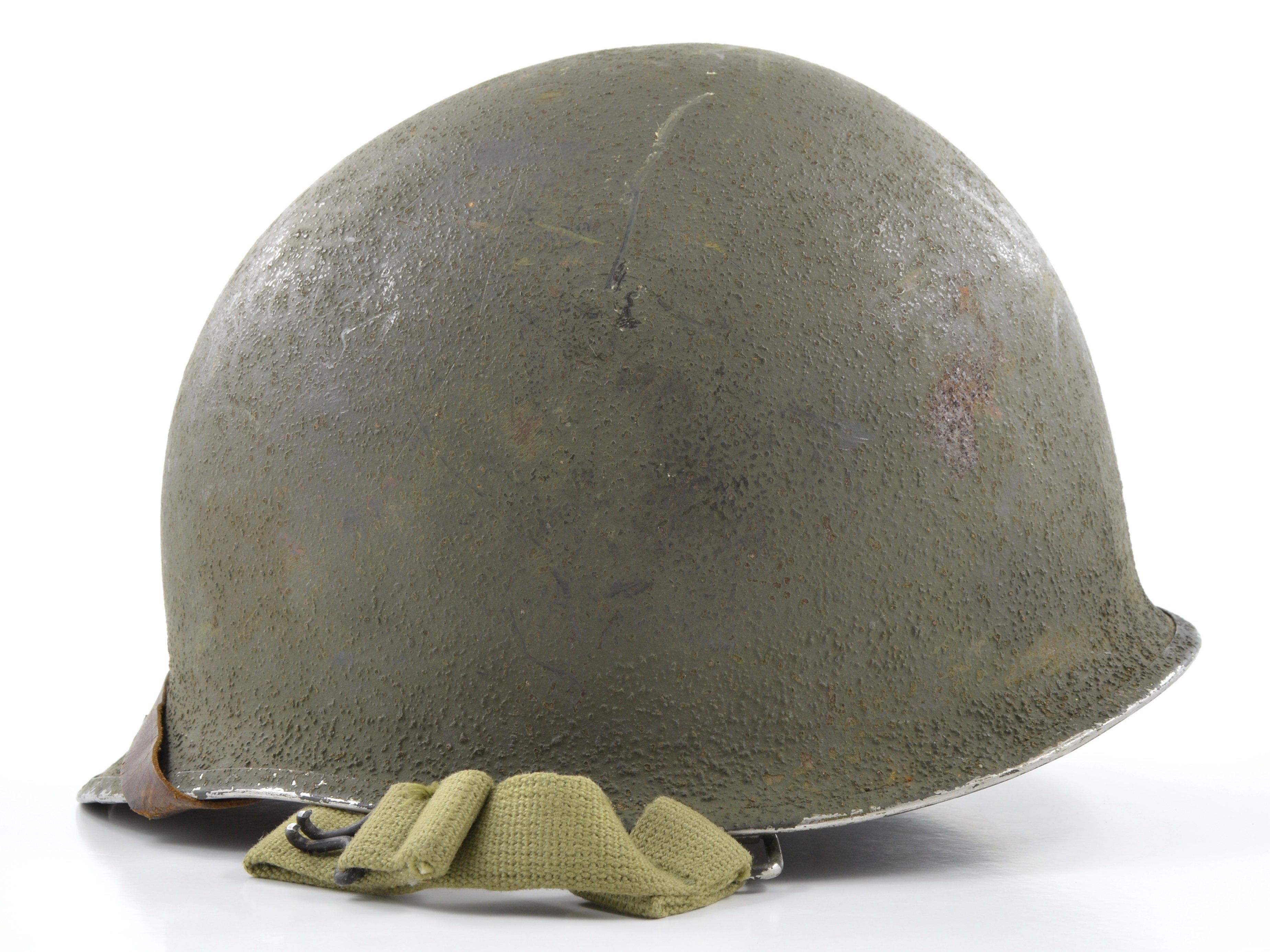 Mid-WWII Swivel Loop Helmet & Westinghouse Liner (Complete Set) — image 12