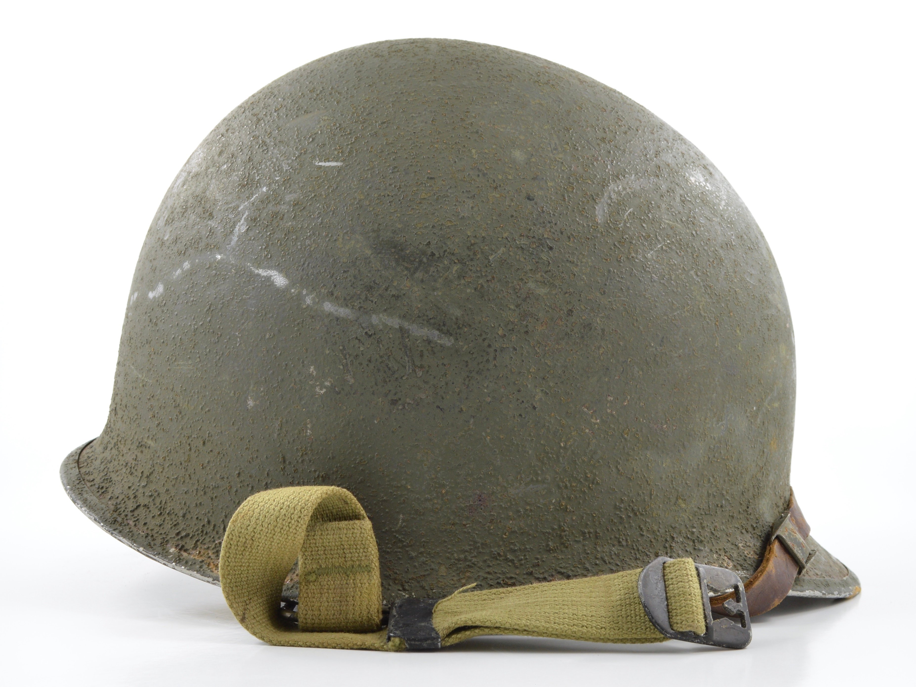 Mid-WWII Swivel Loop Helmet & Westinghouse Liner (Complete Set) — image 14