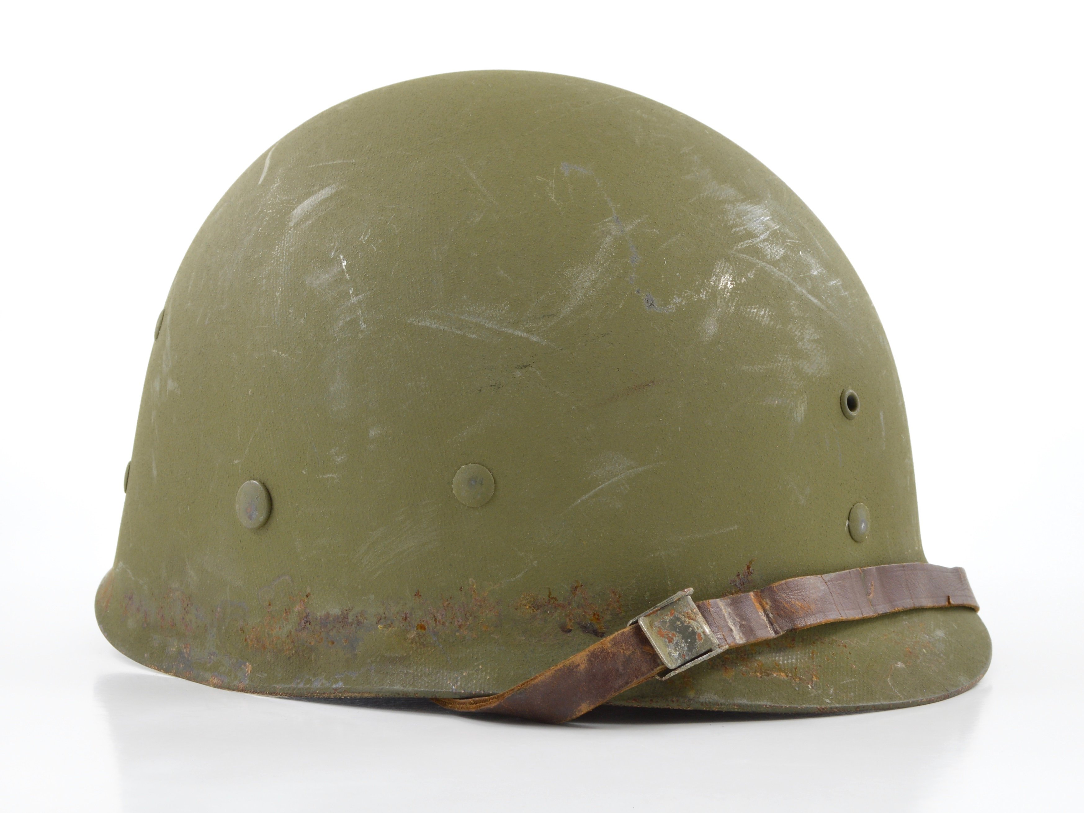Mid-WWII Swivel Loop Helmet & Westinghouse Liner (Complete Set) — image 7