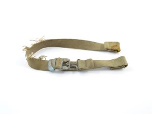 Early-WWII Web Helmet Chinstraps OD#3 (Khaki)