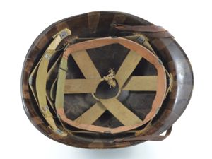 Early-WWII Westinghouse M1 Helmet Liner With Rayon Suspension (Complete)