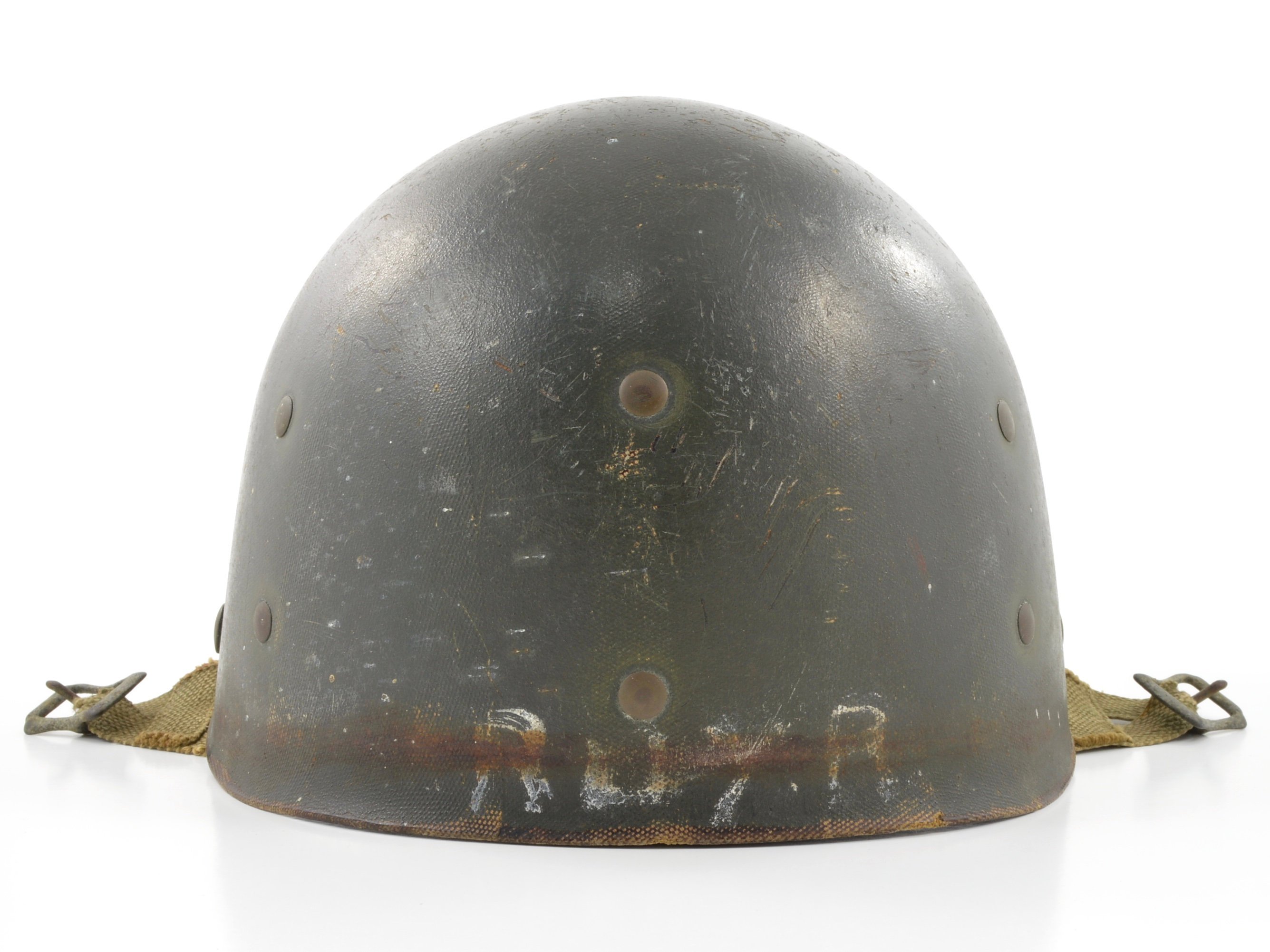 Late-WWII Westinghouse Airborne Paratrooper M1-C Helmet Liner (504th PIR) — image 13