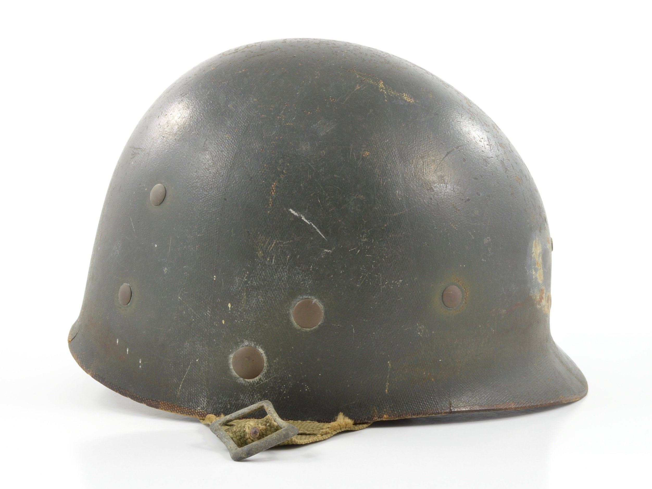 Late-WWII Westinghouse Airborne Paratrooper M1-C Helmet Liner (504th PIR) — image 14