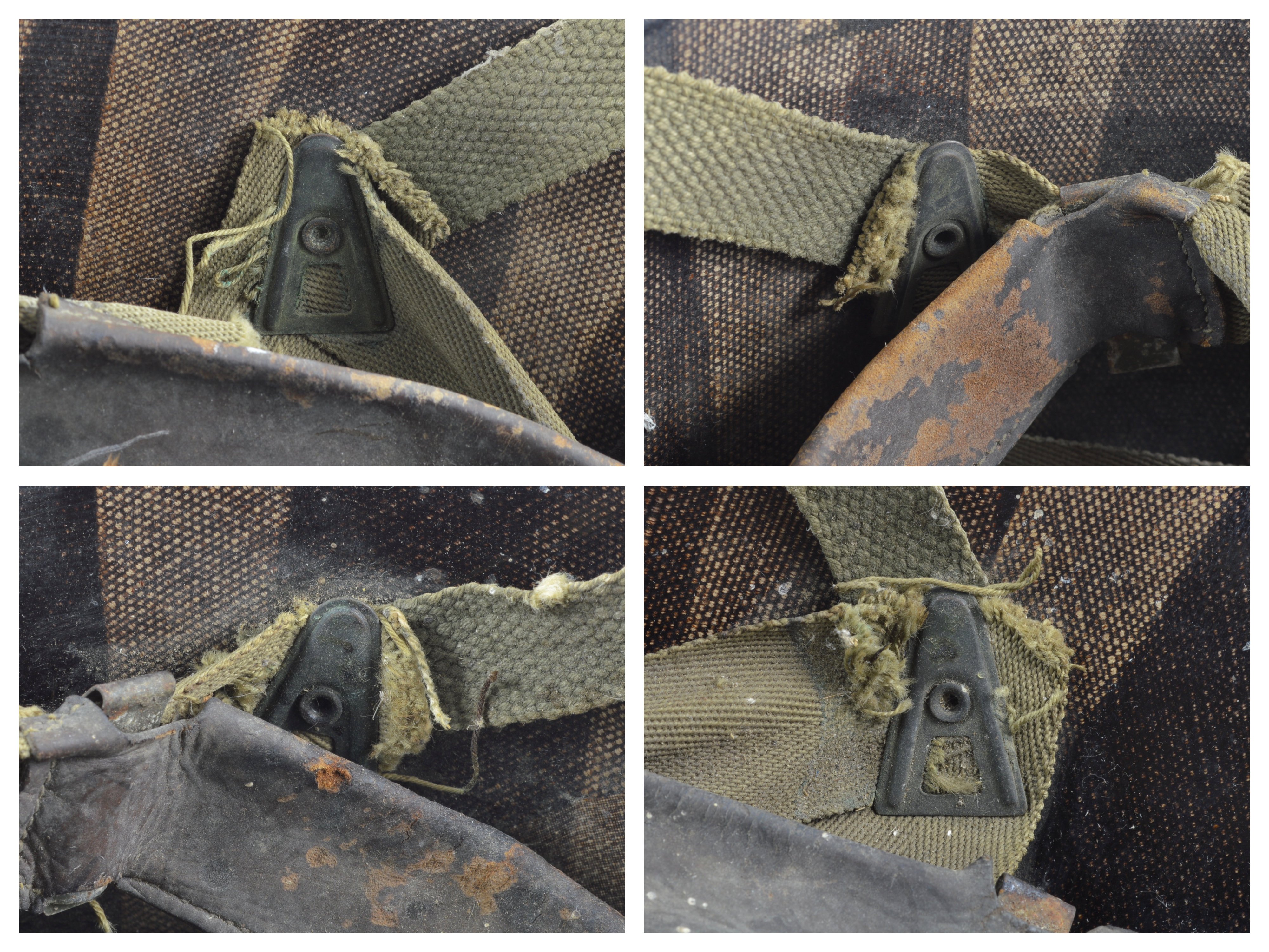 Late-WWII Westinghouse Airborne Paratrooper M1-C Helmet Liner (504th PIR) — image 9