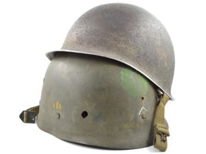 WWII 87th 'Golden Acorn' Division Swivel Loop M1 Helmet & …
