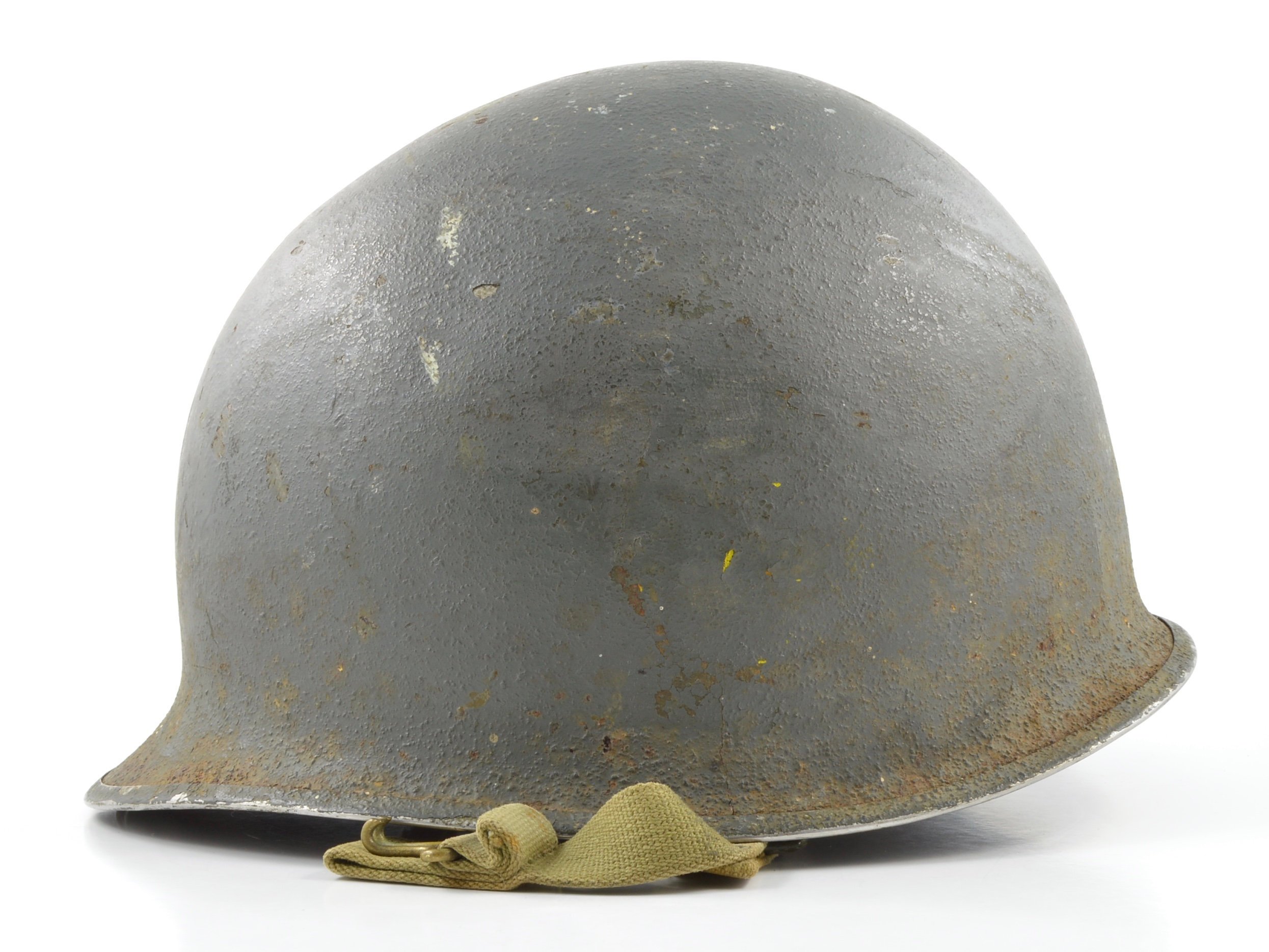 WWII USCG Shore Party Fixed Loop M1 Helmet & Westinghouse Liner (Painted Set) — image 13