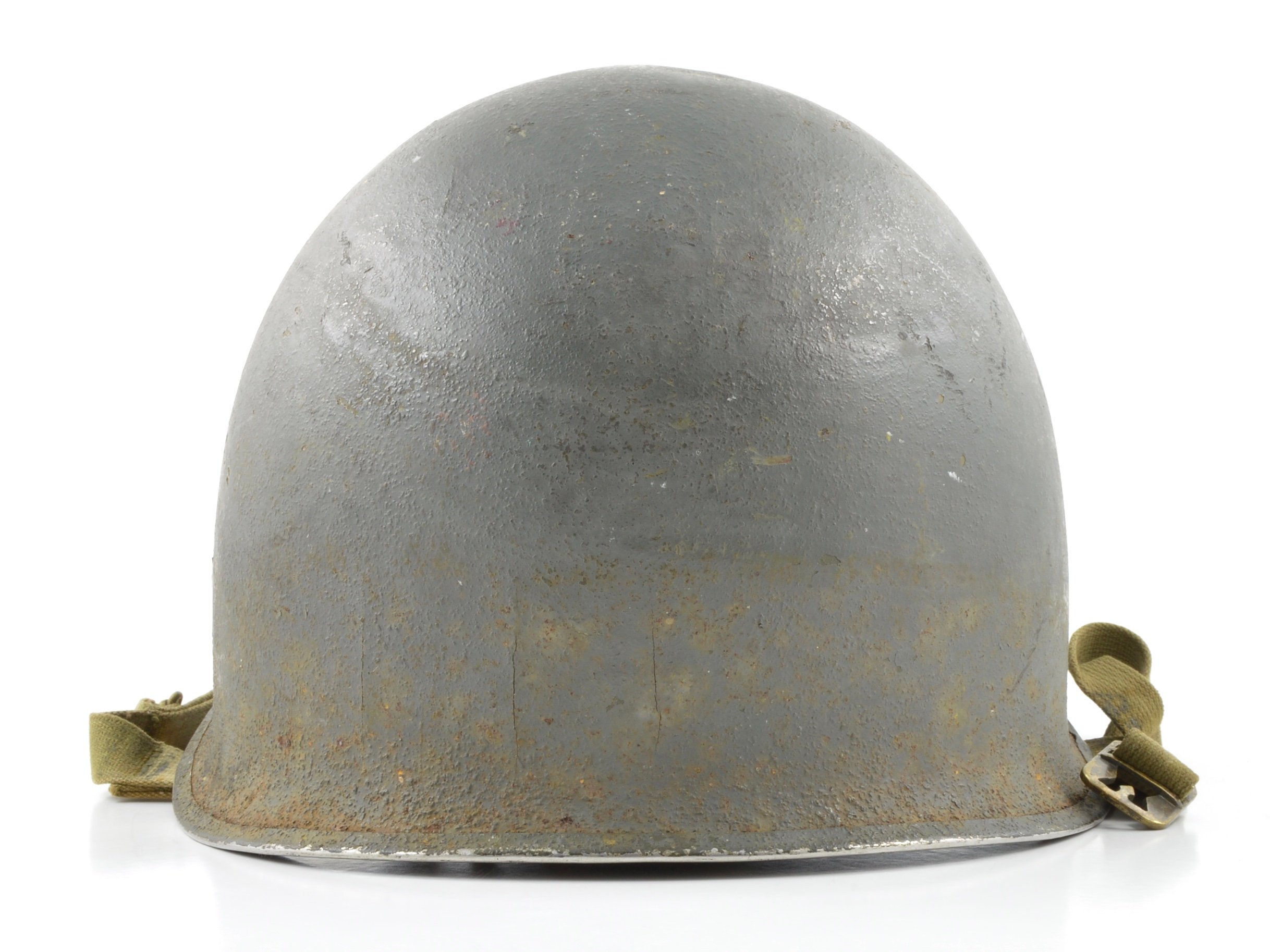 WWII USCG Shore Party Fixed Loop M1 Helmet & Westinghouse Liner (Painted Set) — image 14