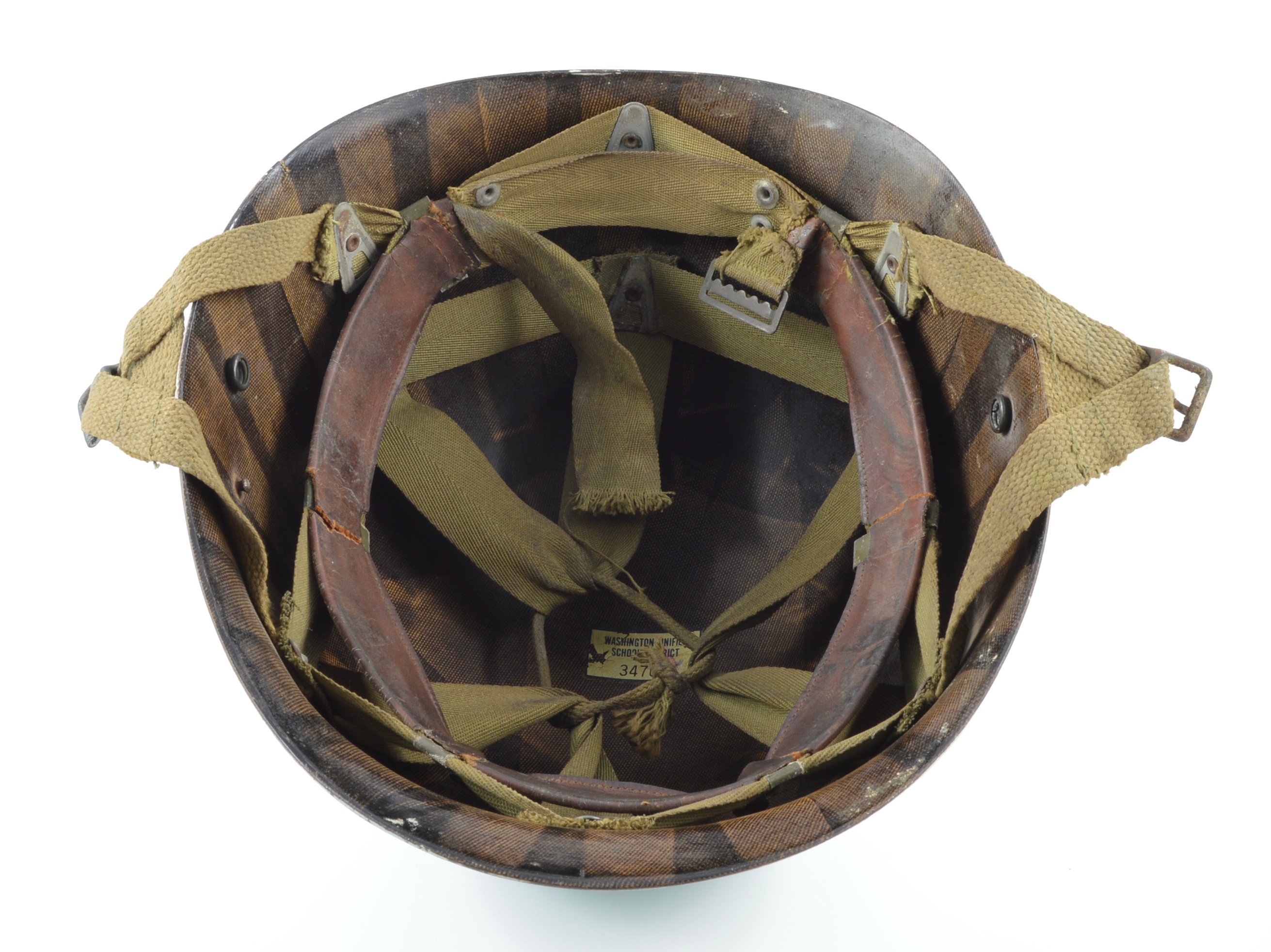 WWII Inland Paratrooper M2 M1-C Helmet Liner — image 9