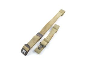 Early-WWII Web Helmet Chinstraps OD#3 (Khaki)