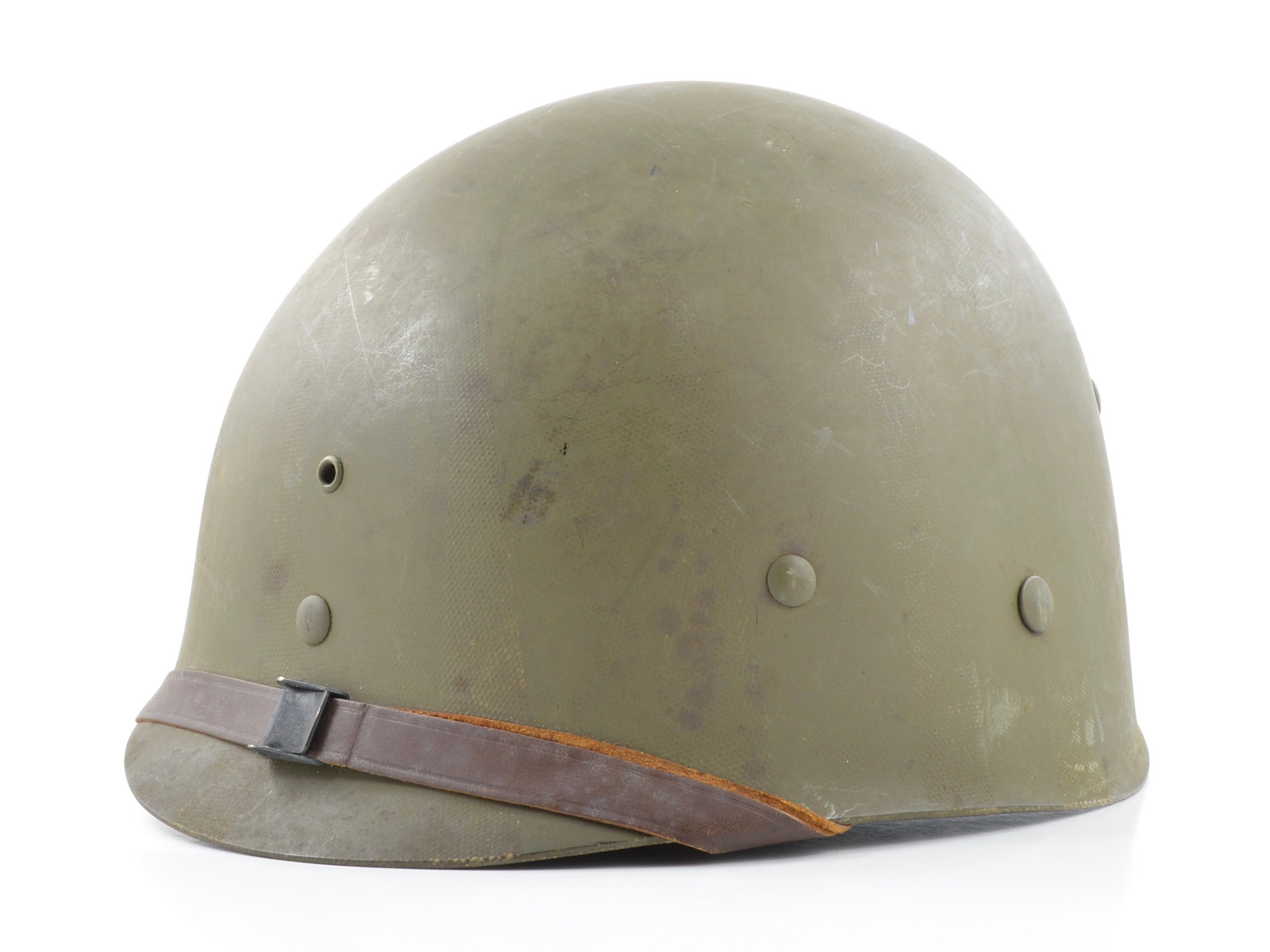 Mid-WWII Swivel Loop M1 Helmet & MSA Liner (1944 Set) — image 10