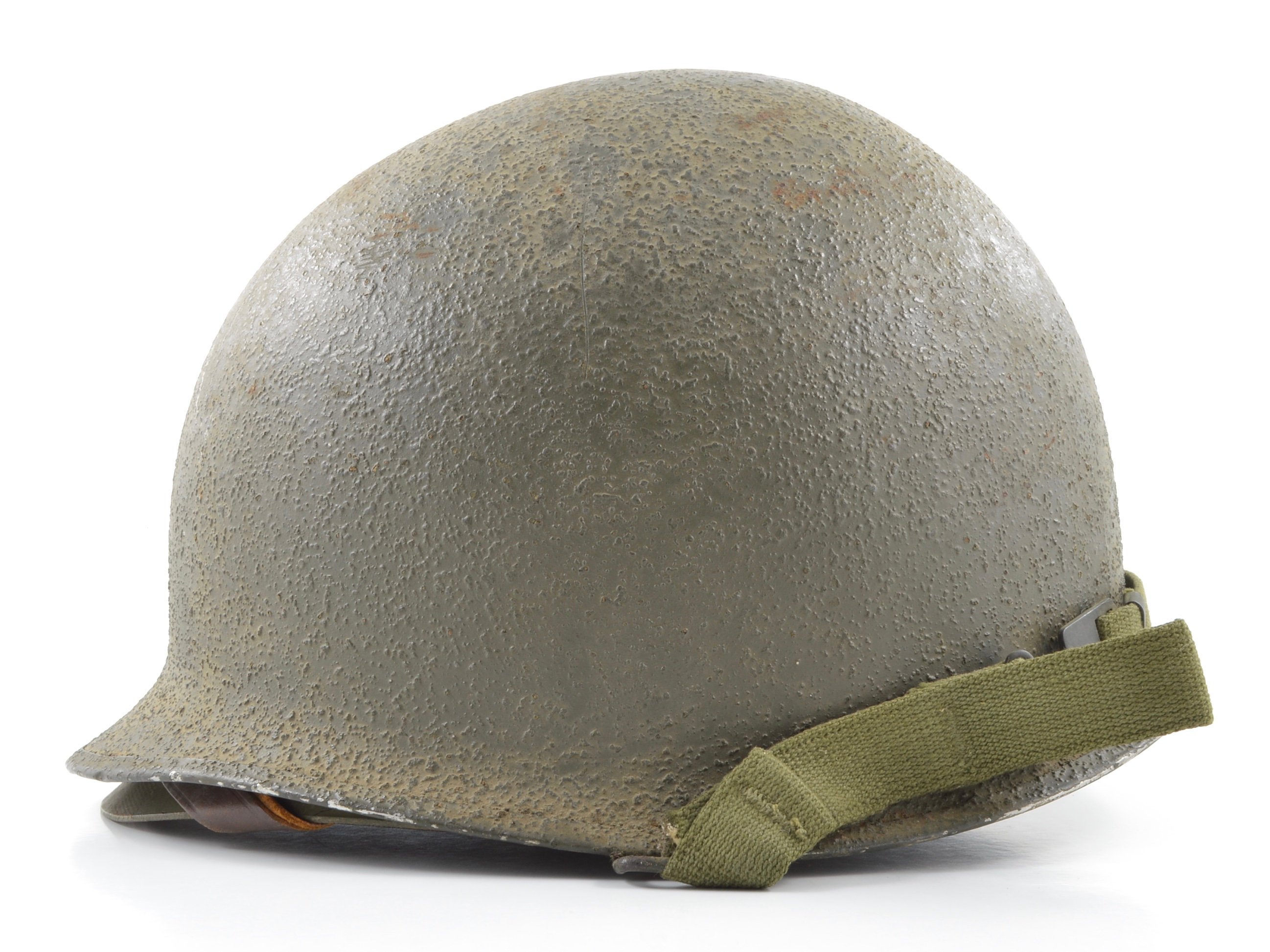 Mid-WWII Swivel Loop M1 Helmet & MSA Liner (1944 Set) — image 11