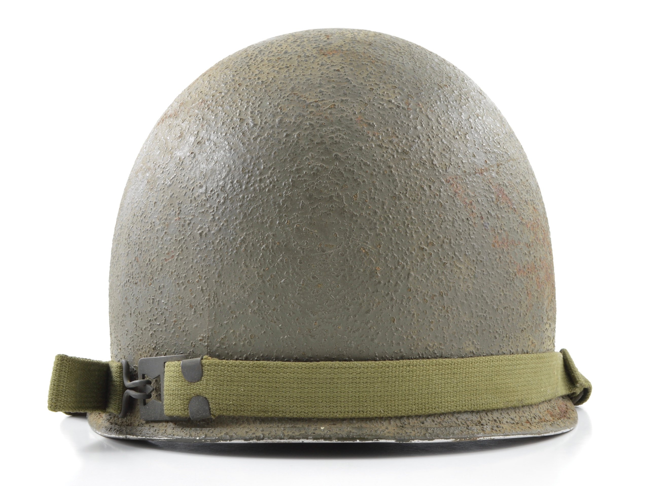 Mid-WWII Swivel Loop M1 Helmet & MSA Liner (1944 Set) — image 12