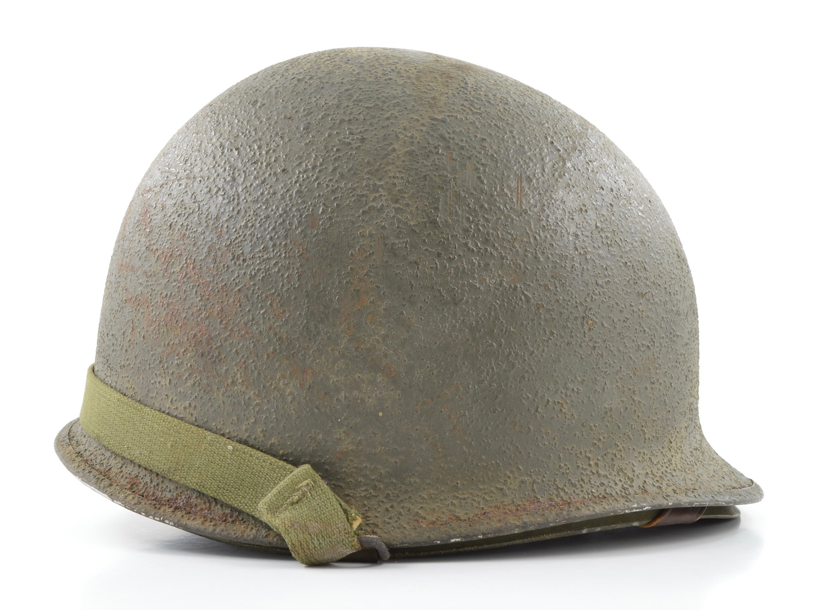 Mid-WWII Swivel Loop M1 Helmet & MSA Liner (1944 Set) — image 13