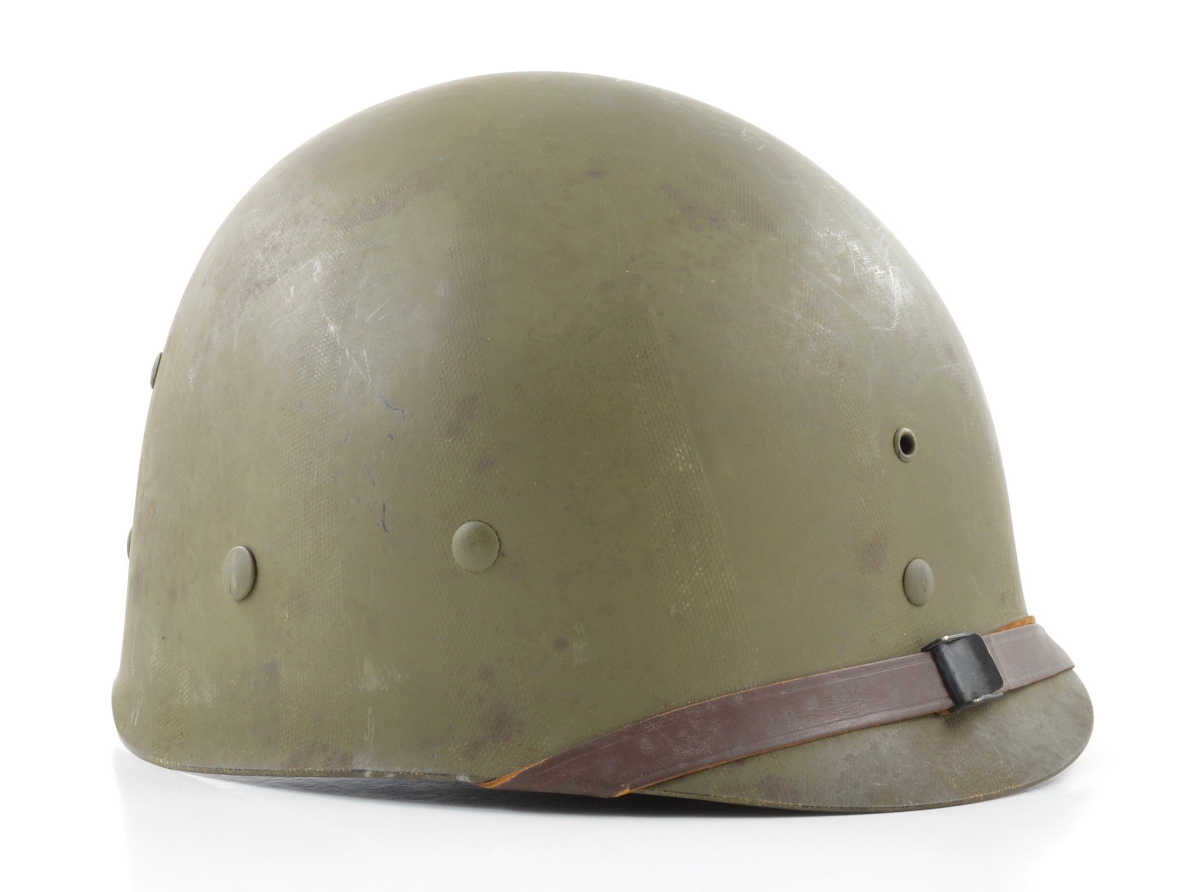 Mid-WWII Swivel Loop M1 Helmet & MSA Liner (1944 Set) — image 9