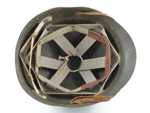Early-WWII St. Clair Helmet Liner With Rayon Suspension & Green …